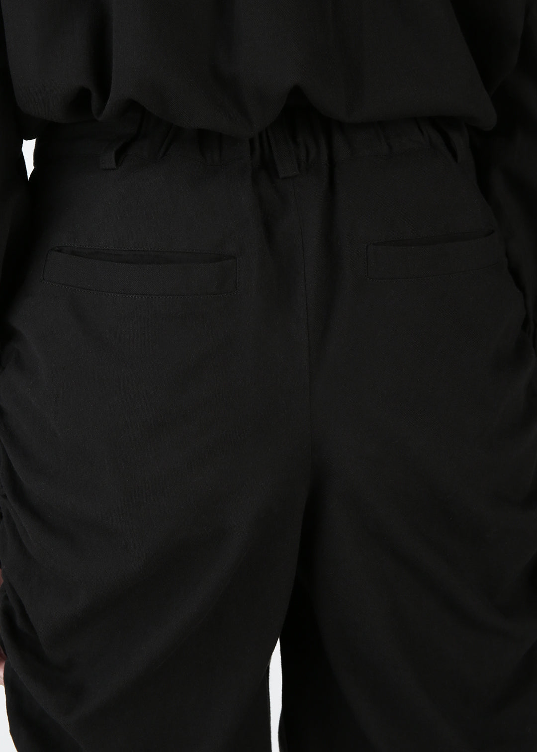 Yui Side Shirring Pants 150tw Khadi