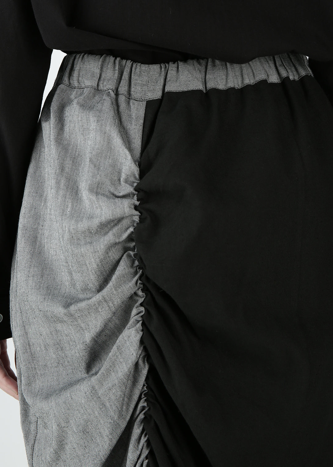 Yui Shirring Skirt Linen Khadi
