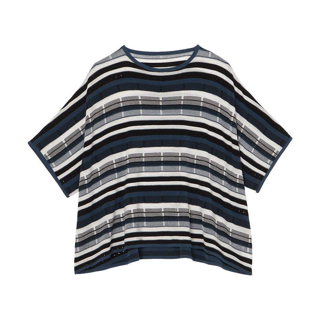 14gg Cotton Random Knit Pullover