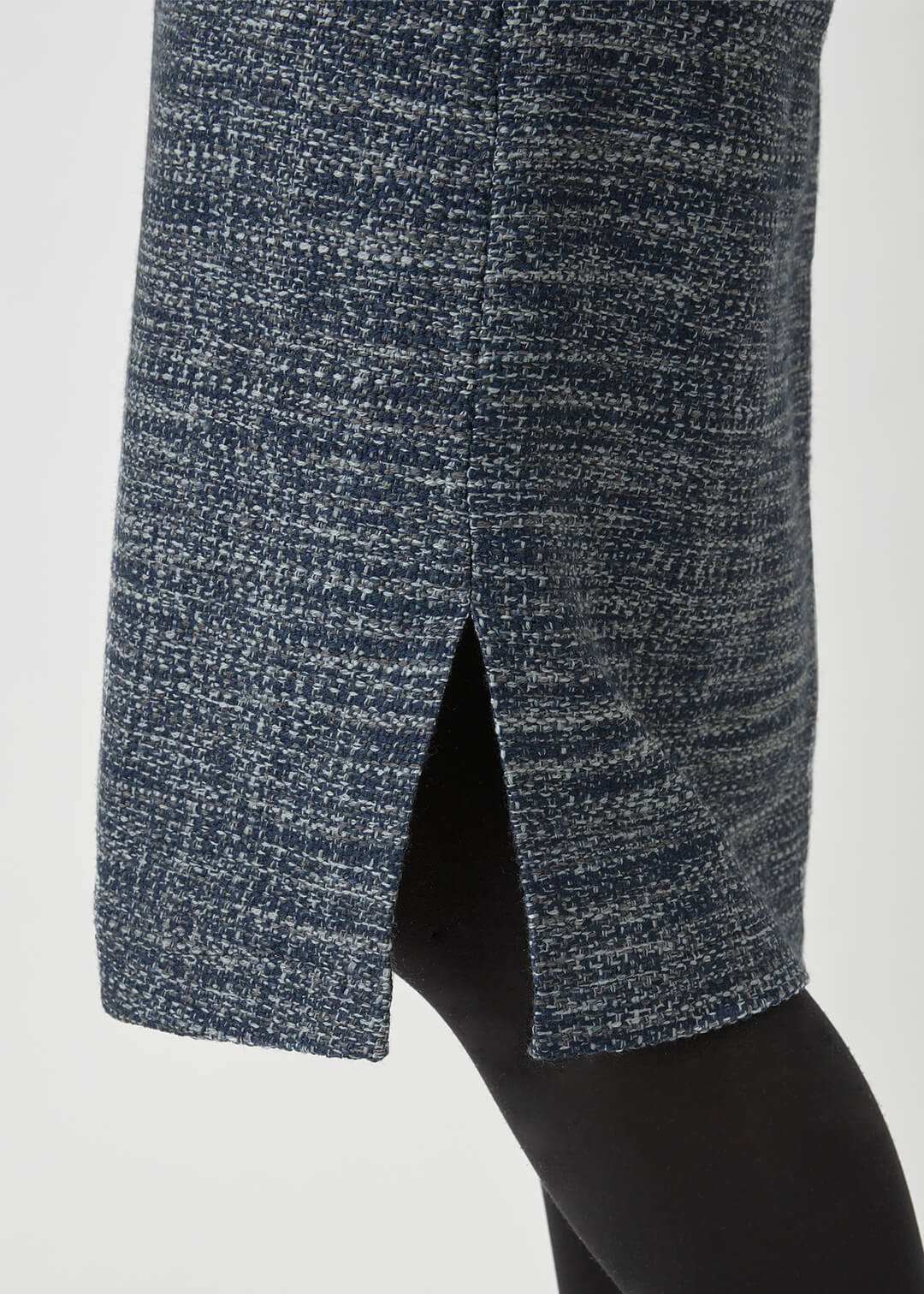 8 pedal Wool Side Slit Skirt