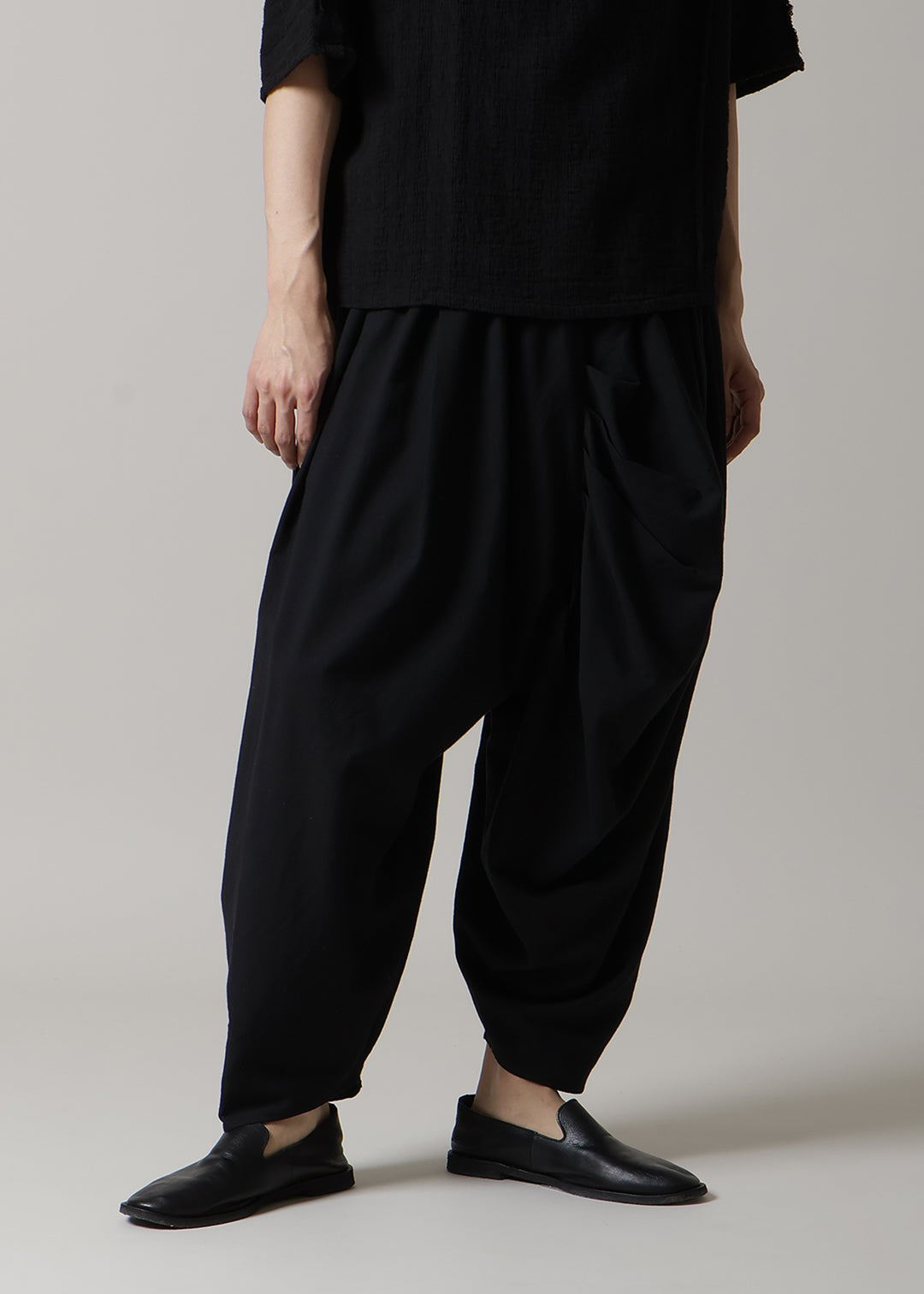 Sculpted Drape Pants 150dt tw Khadi