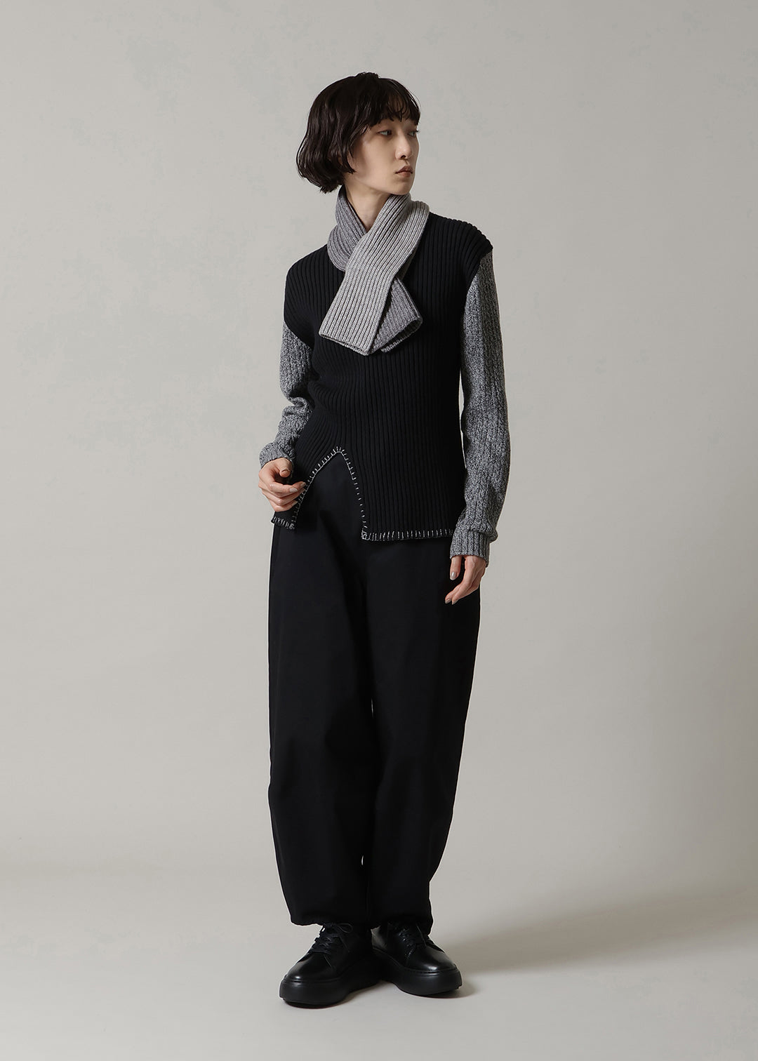 Wool Cashmere Gradation Tippet