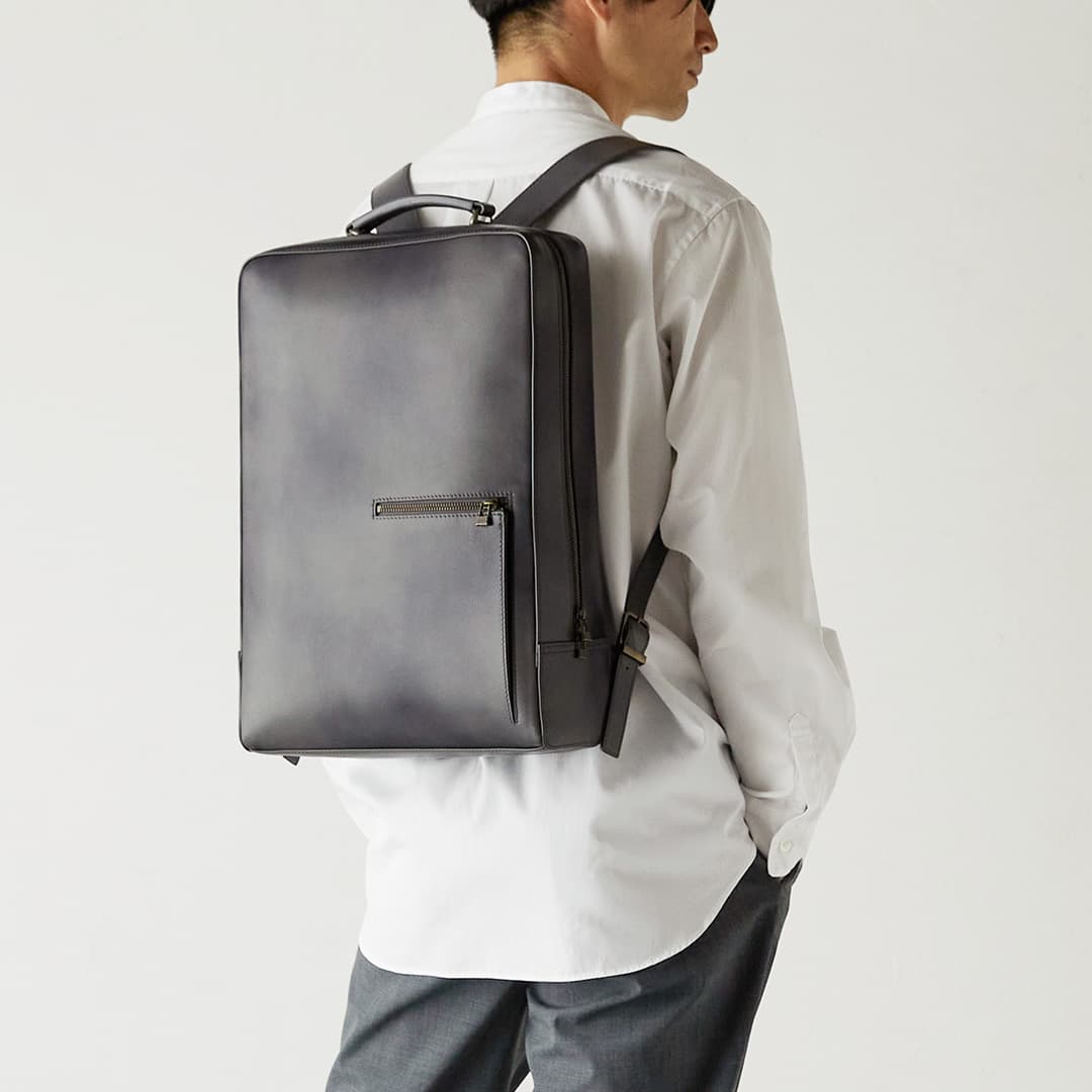 Antique Square Backpack Large