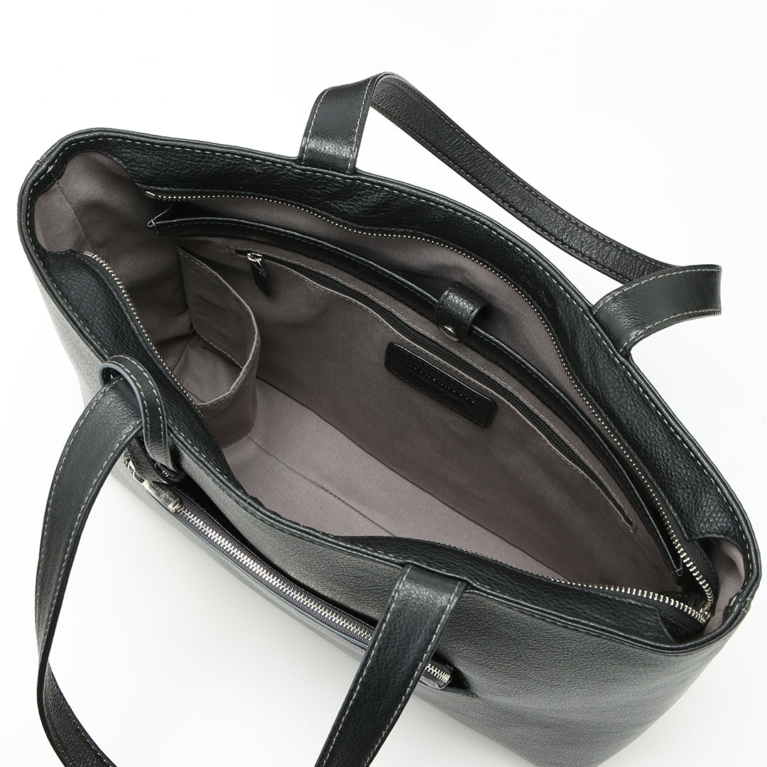 Linear Zip Tote
