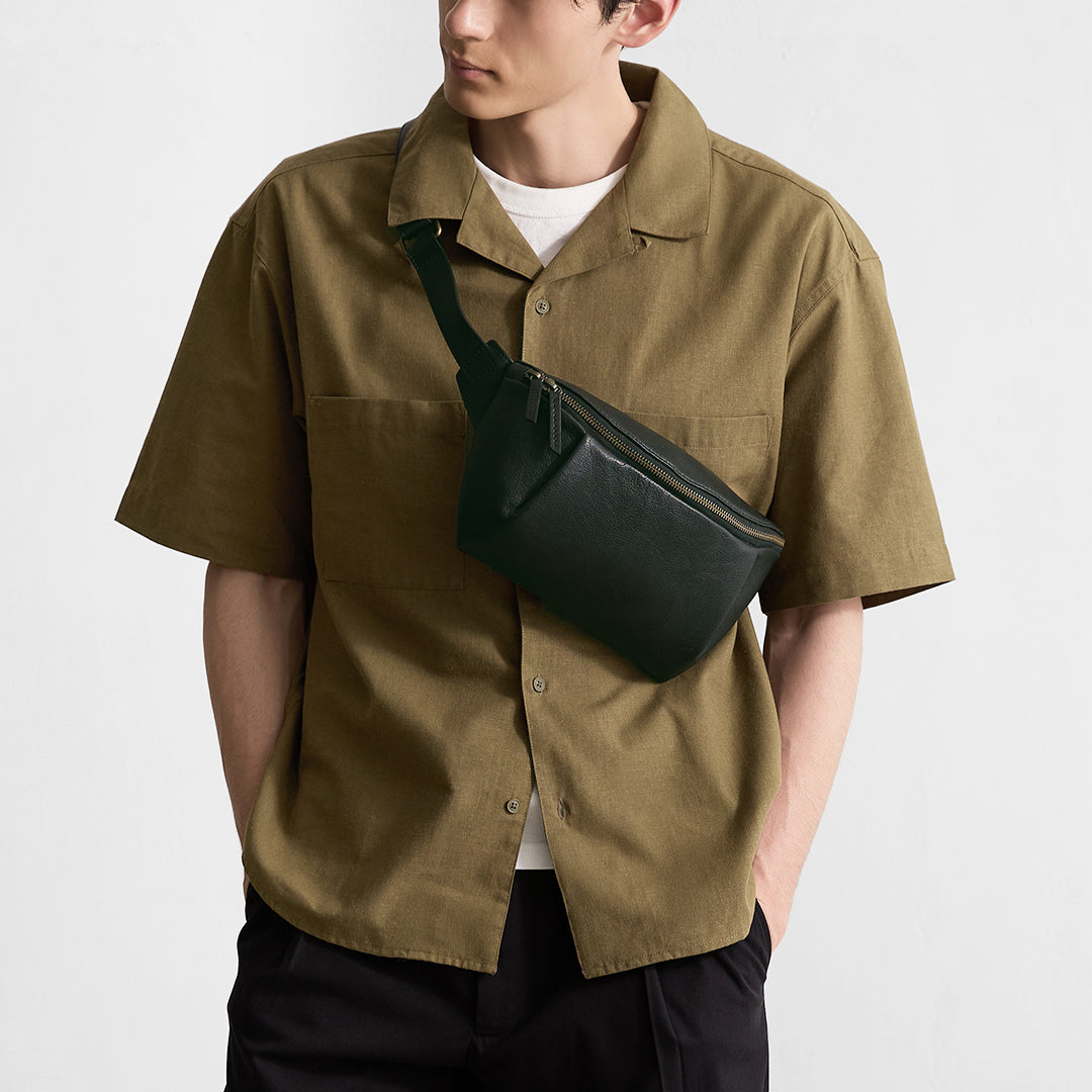 Grained Cross Bag