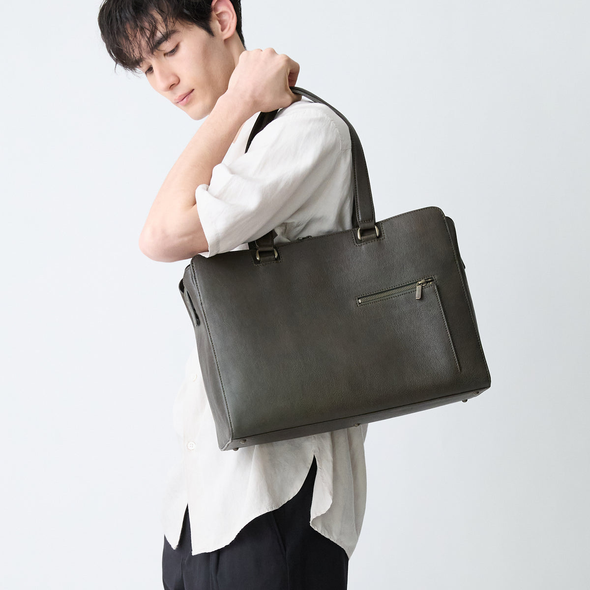 Grained Business Tote
