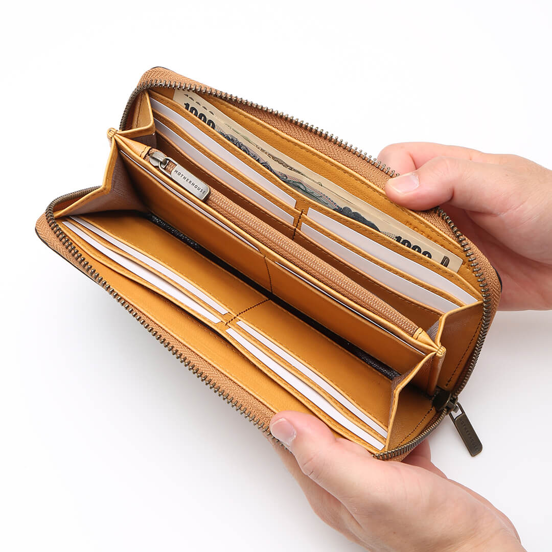 Irodori Round Long Wallet
