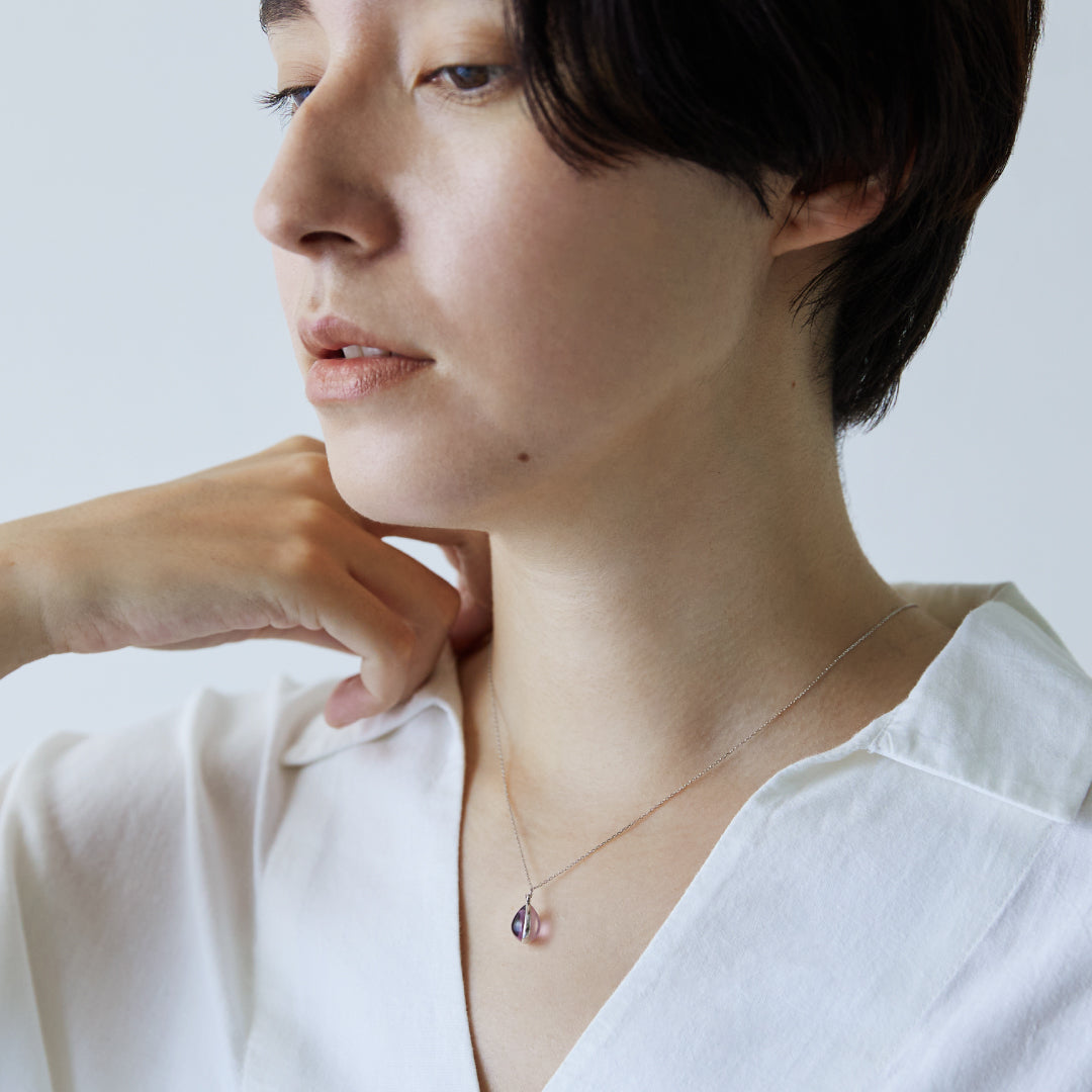 Day and Night (Shizuku silver) ネックレス