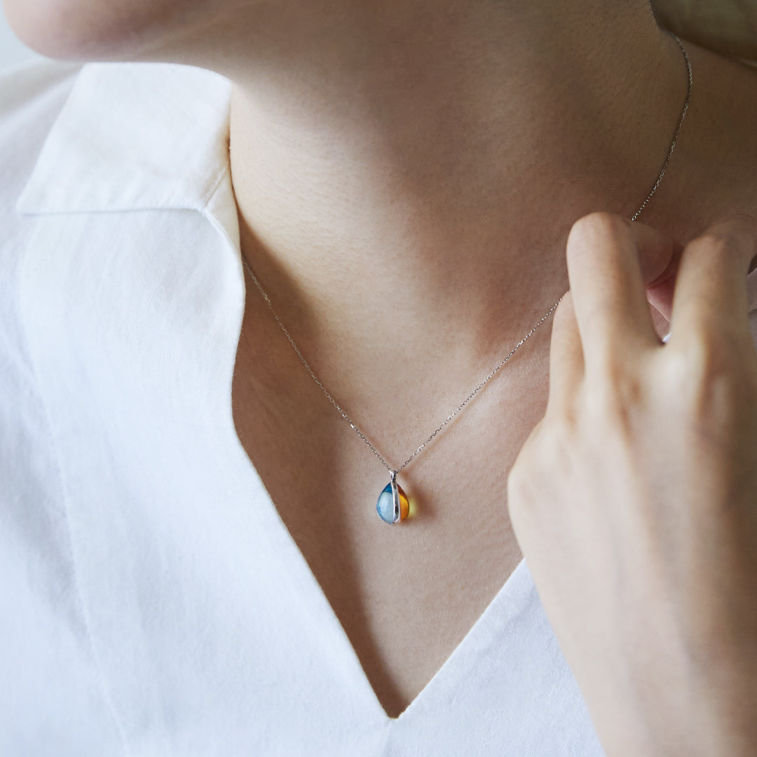 Day and Night (Shizuku silver) ネックレス