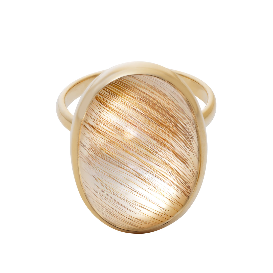 Limonite in Topaz リング