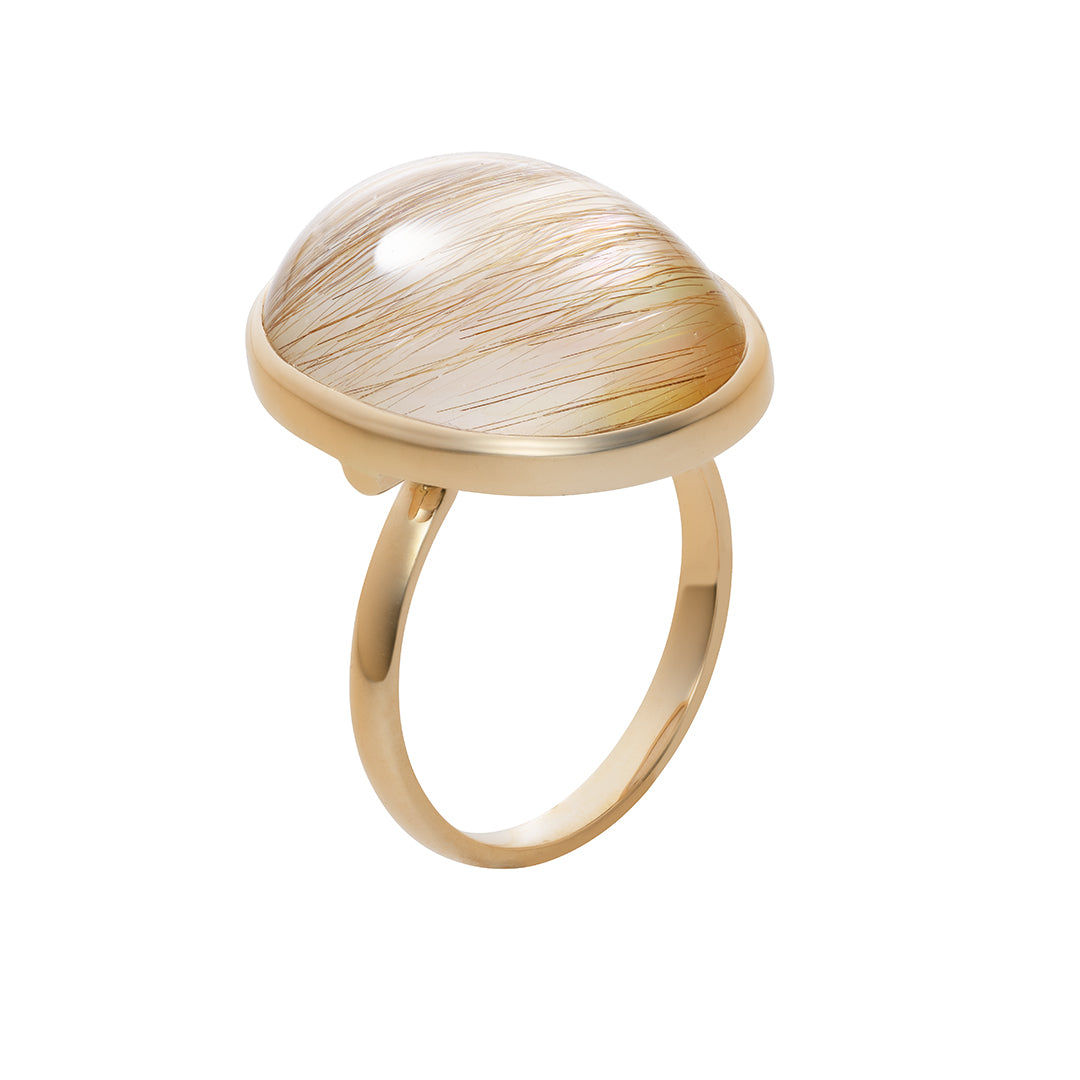 Limonite in Topaz リング