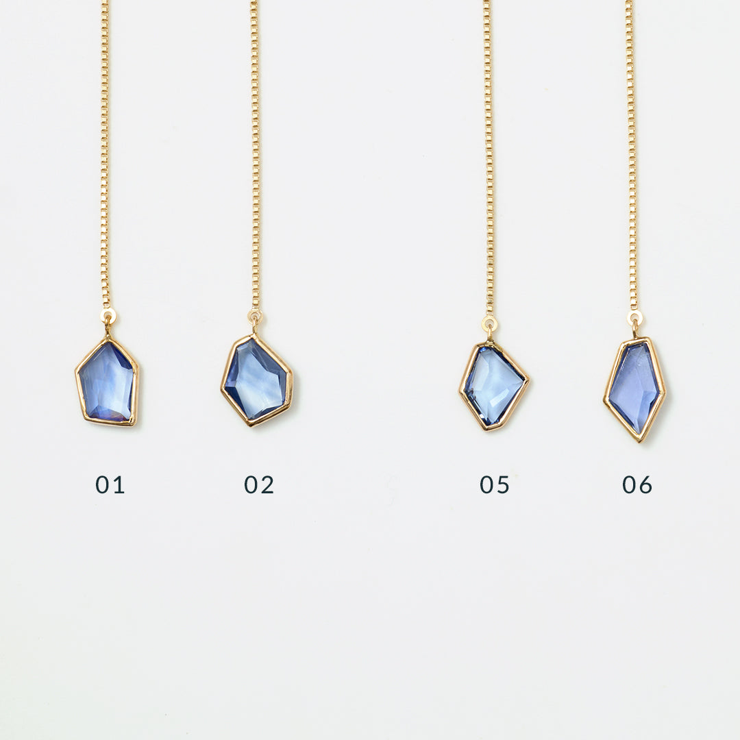 Pale Sapphire アメリカンピアス