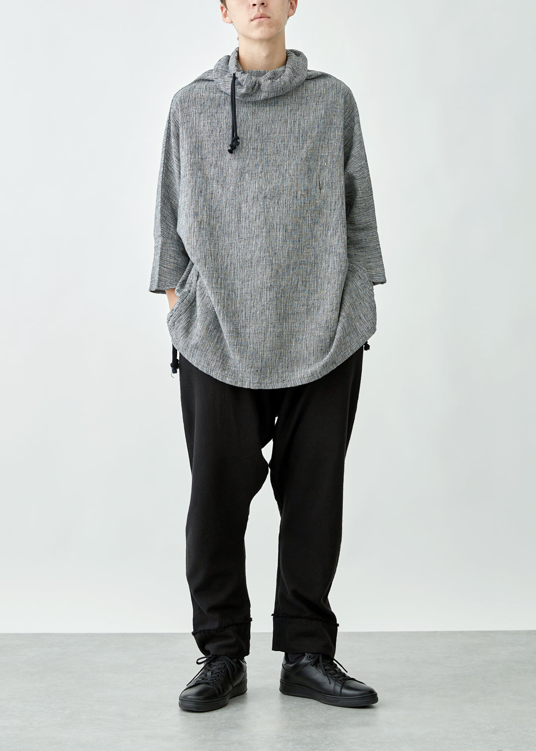 Matou Drawstring Tops Oxford Khadi