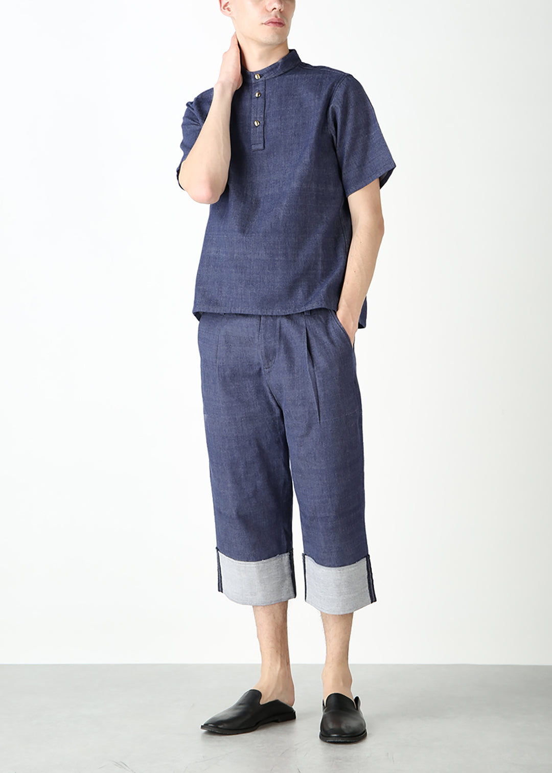 Rinne Henley shirt Recycled Denim