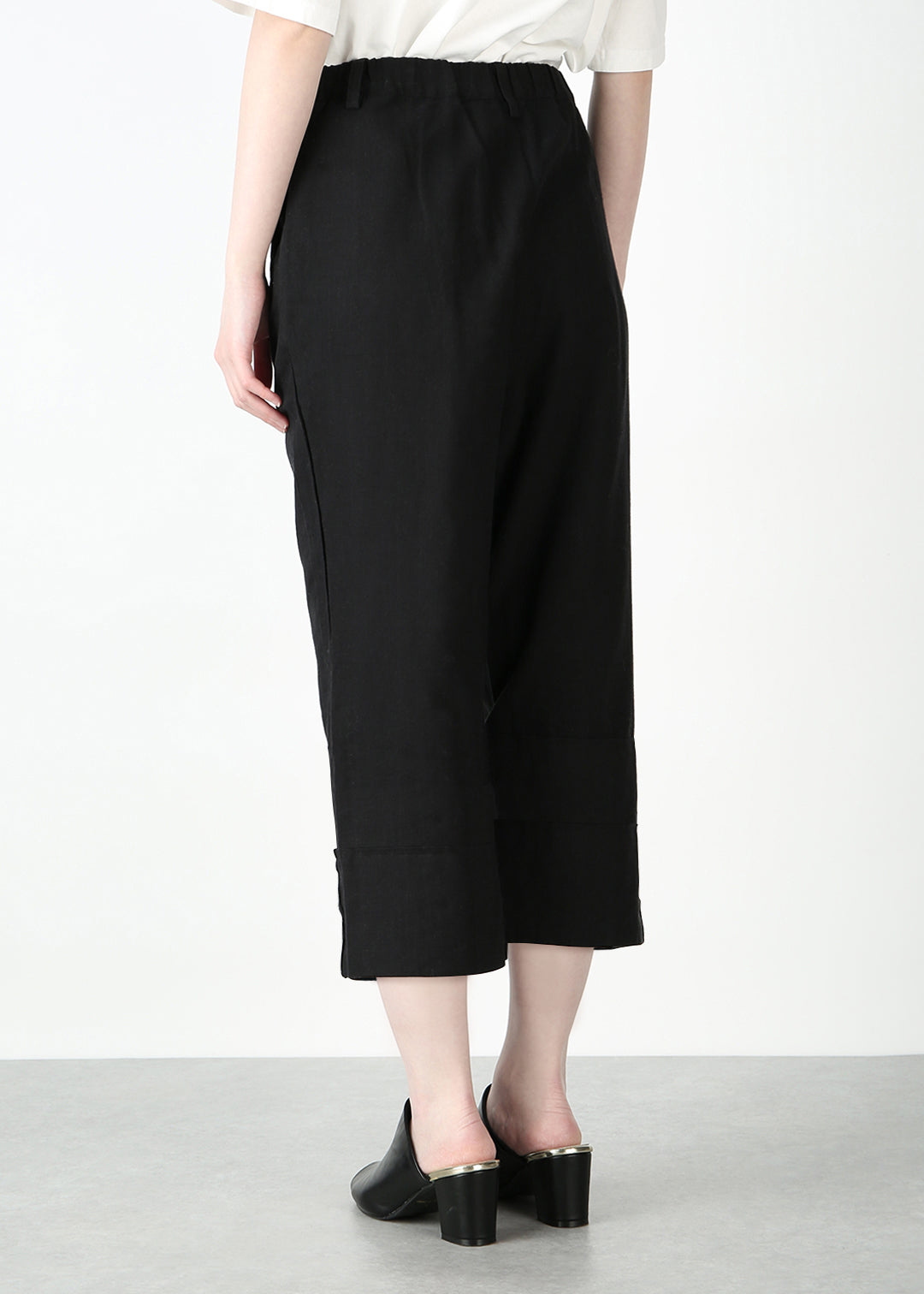 Kaname Half Pants Linen Khadi
