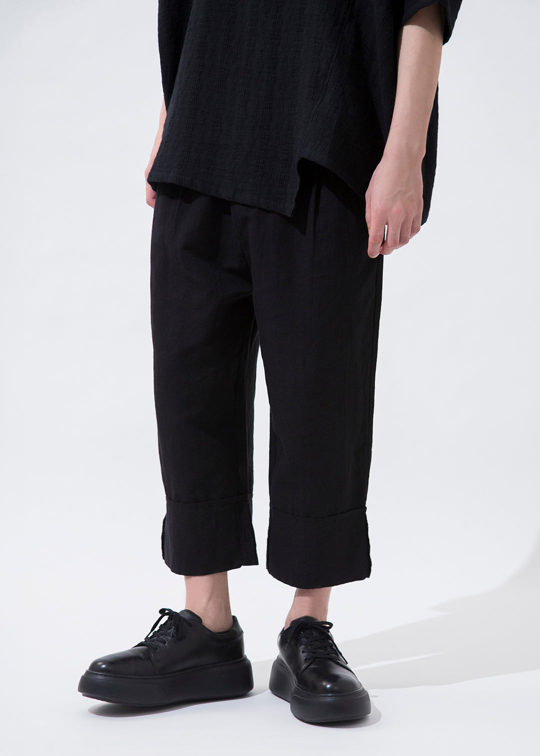 Kaname Half Pants Linen Khadi