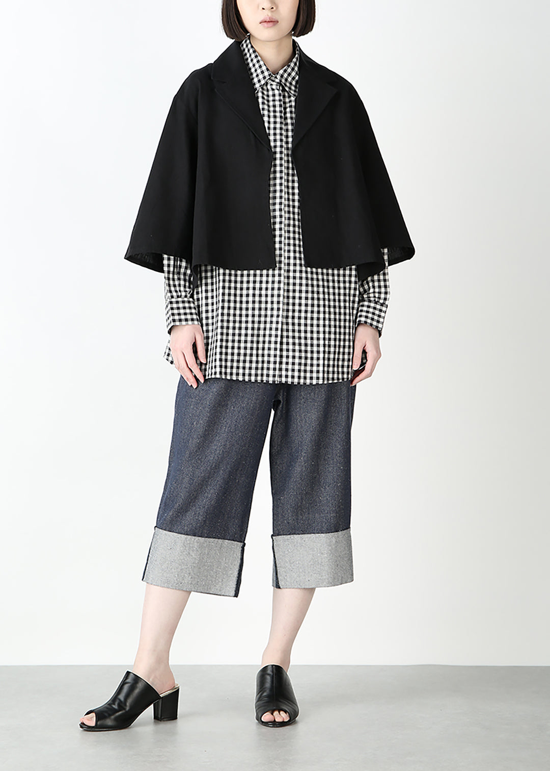 Rinne Half Pants Recycled Denim