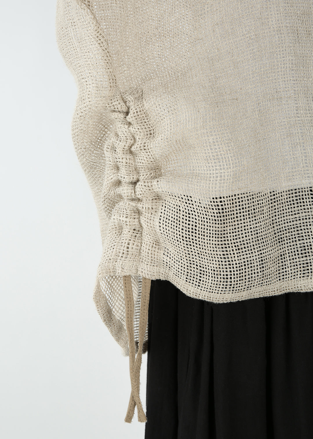 Matou Drawstring Tops Jute Linen