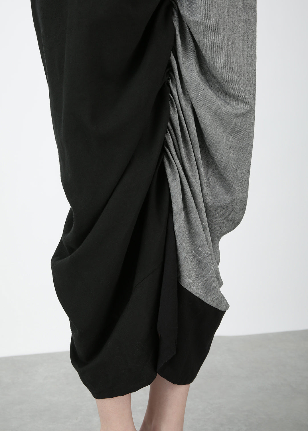 Yui Shirring Skirt Linen Khadi