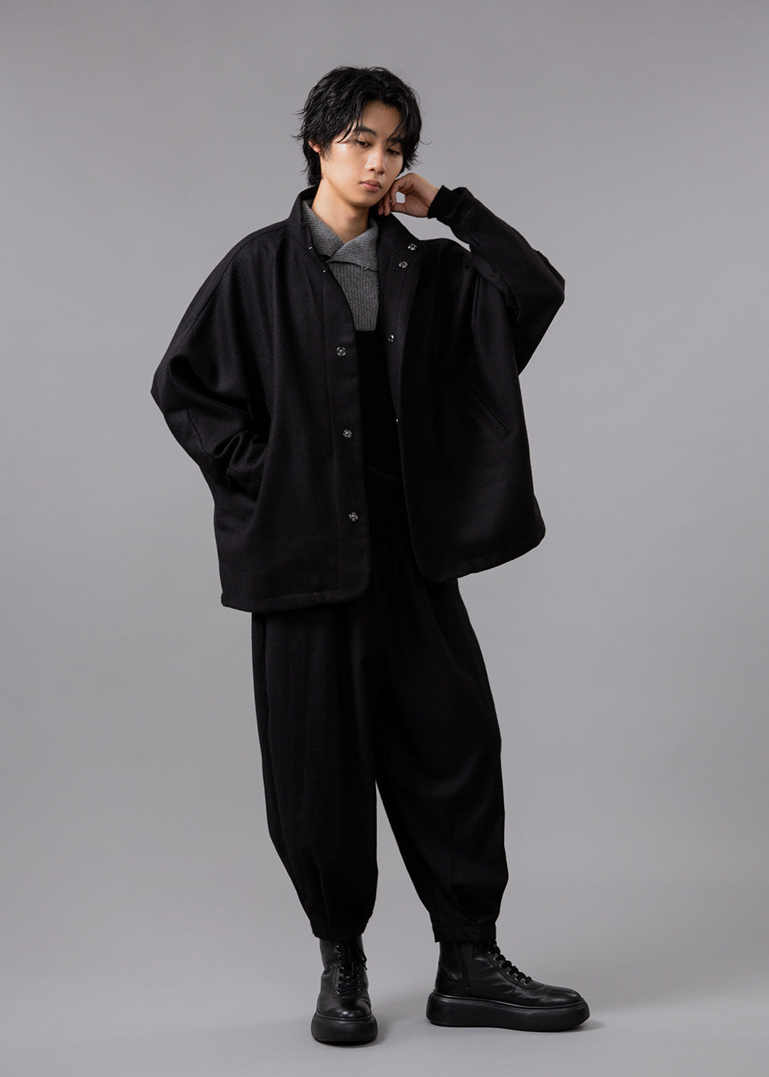 Matou Stand Collar Jacket Modura