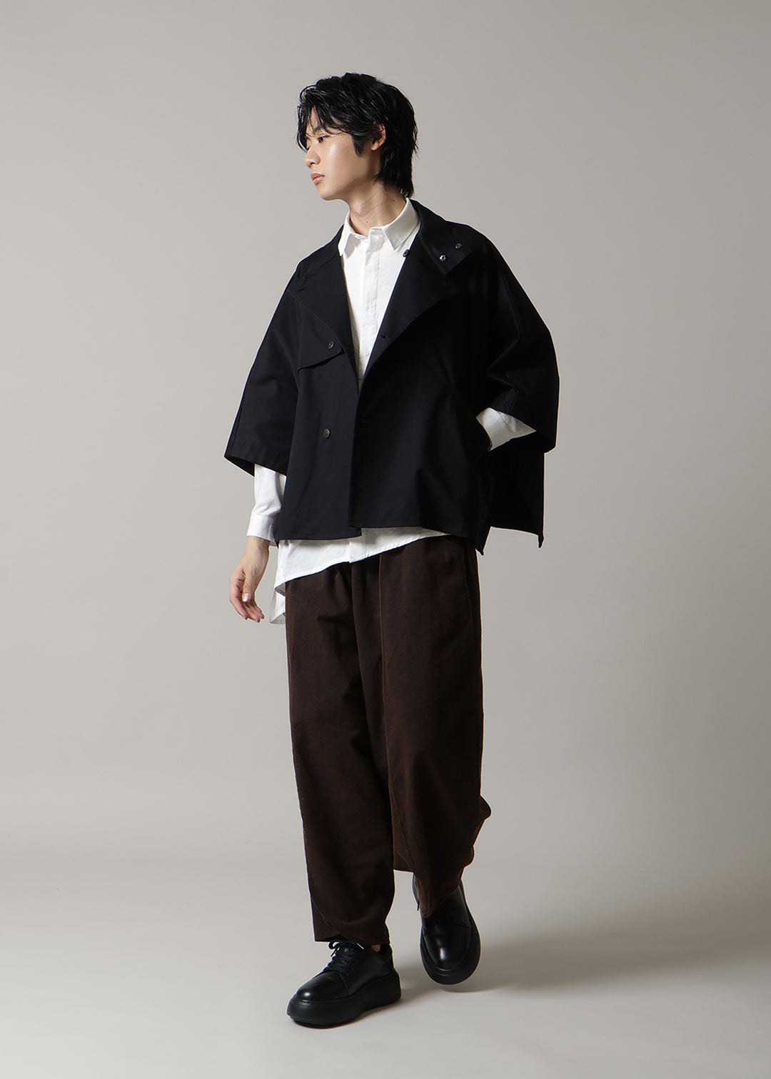 Matou Poncho Cotton Chino