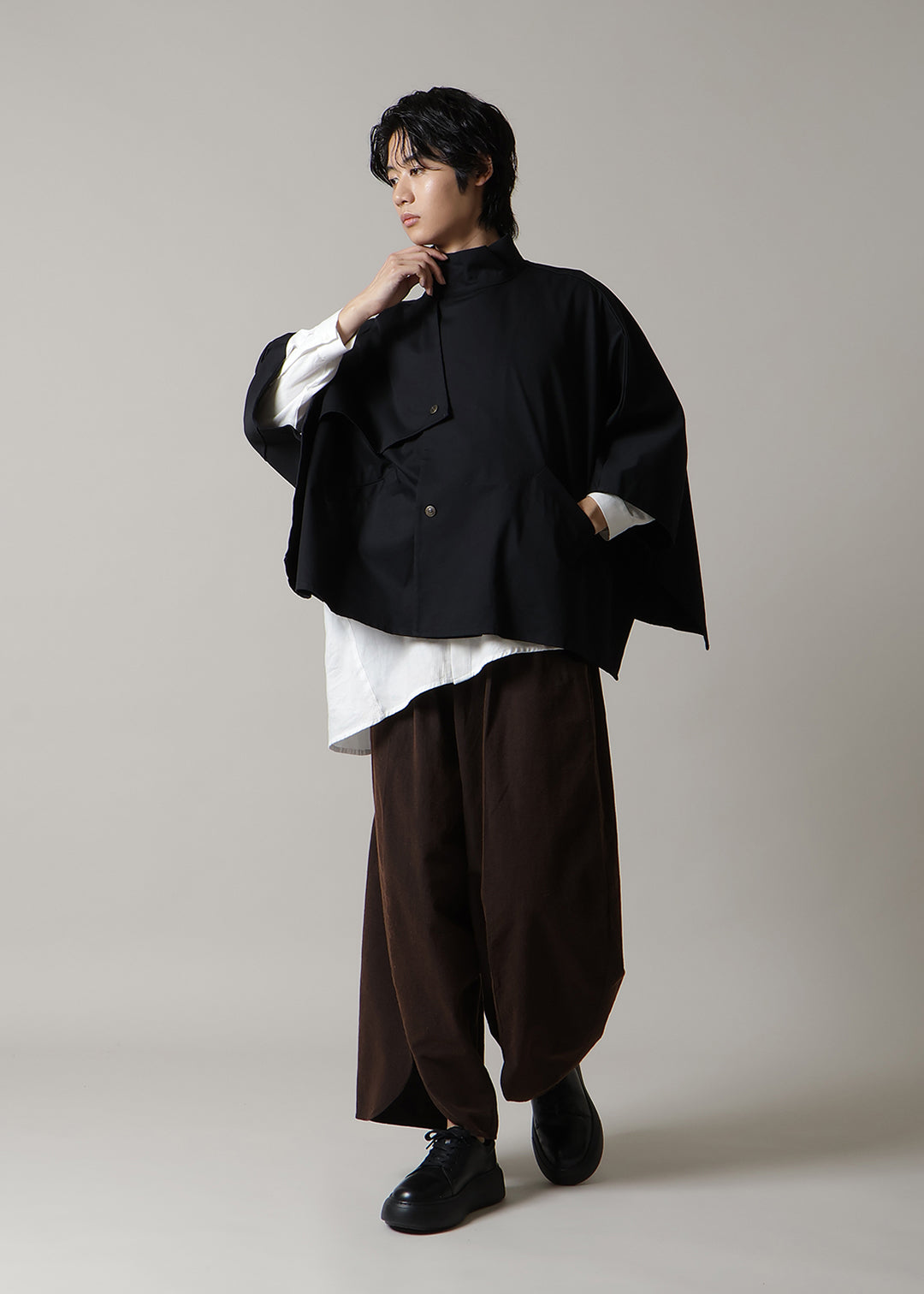 Matou Poncho Cotton Chino