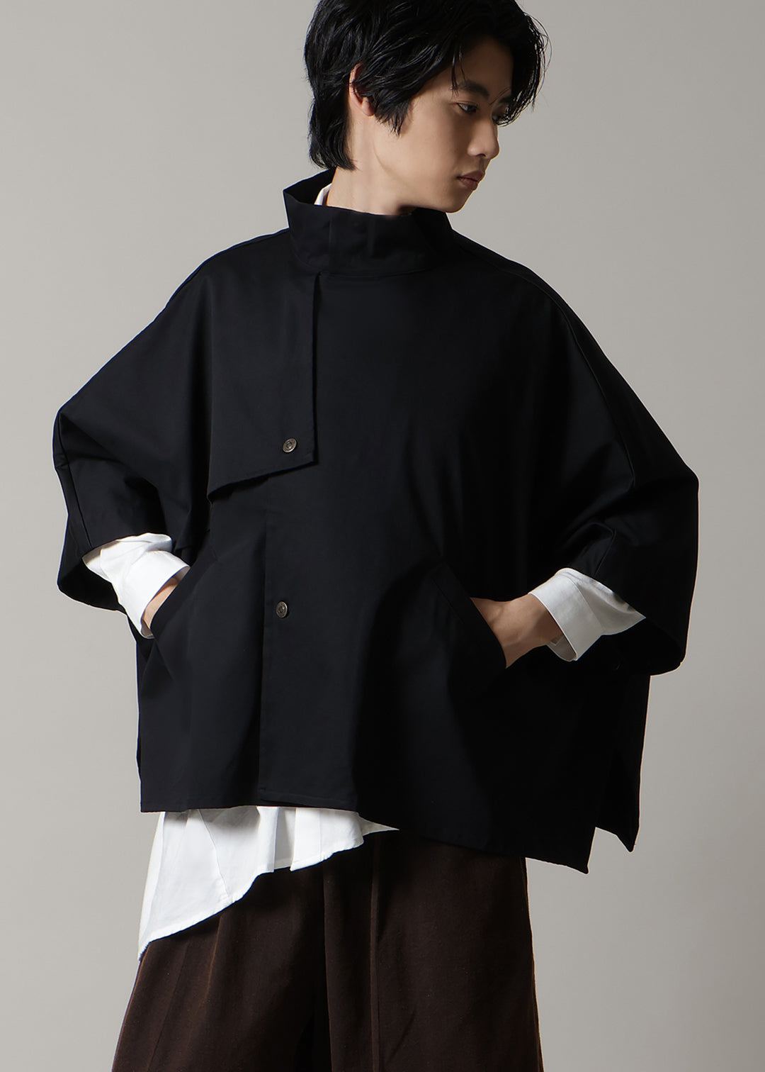 Matou Poncho Cotton Chino