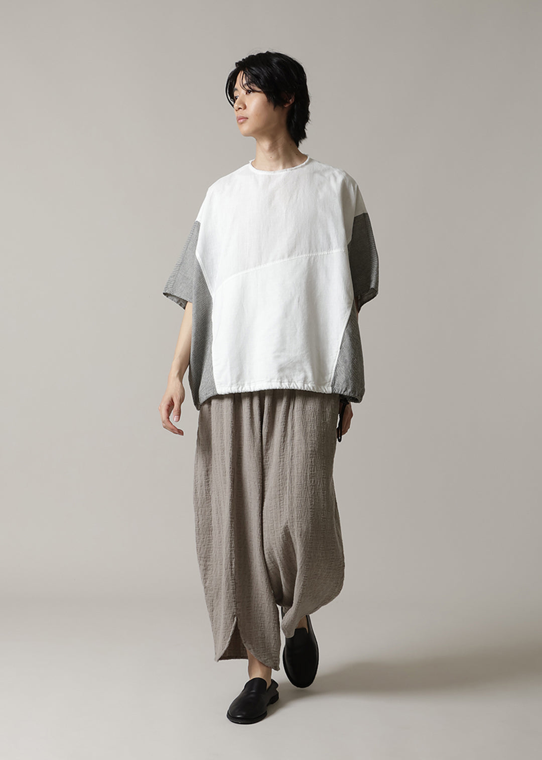 Sculpted Balloon Pants Dobby Gauze