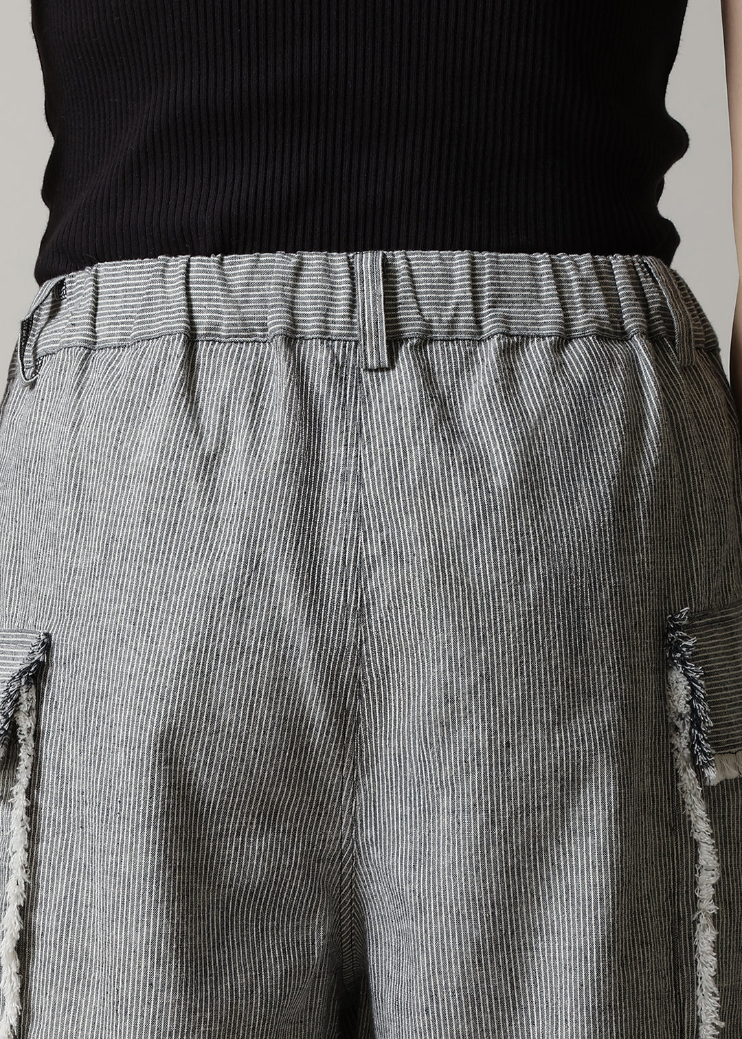 Play Short Cargo Pants 56s stripe