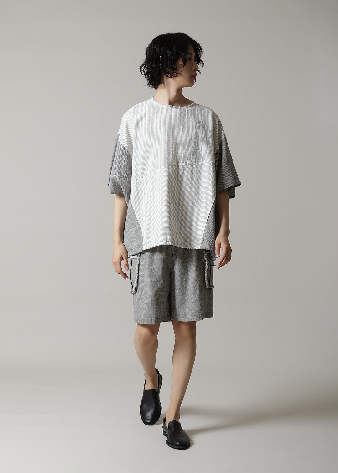 Play Short Cargo Pants 56s stripe