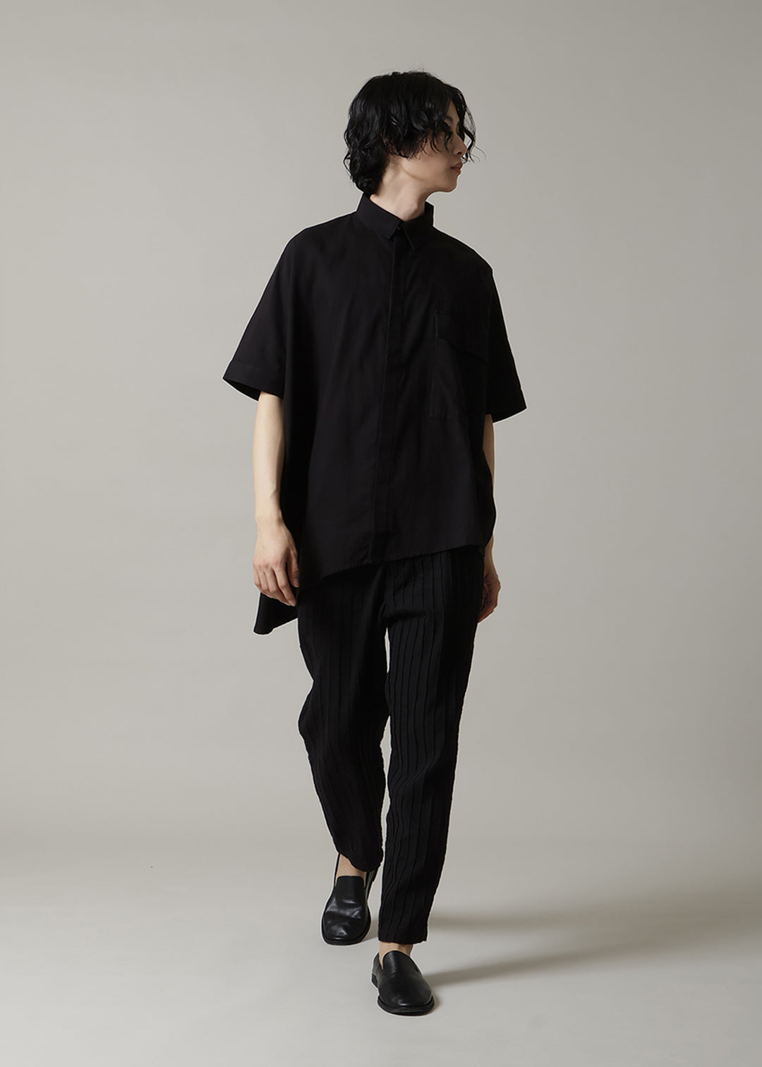 Kaname Pintuck Pants Linen Khadi