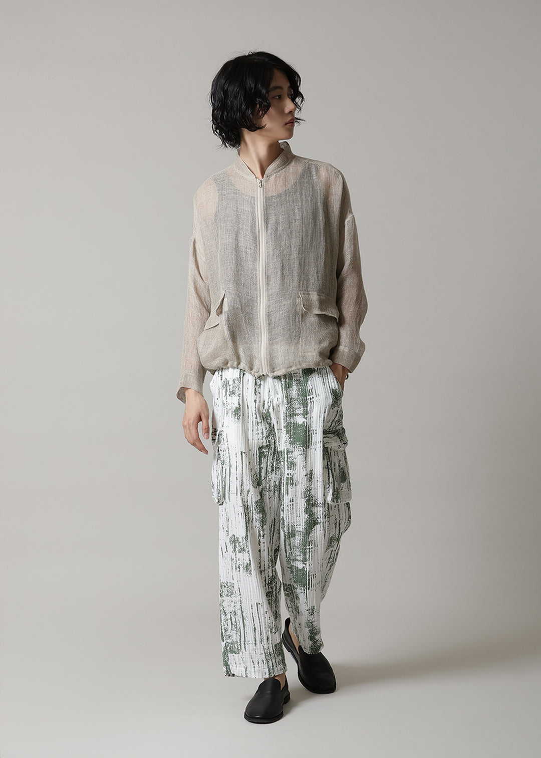 Play Cargo Pants Printed Gauze