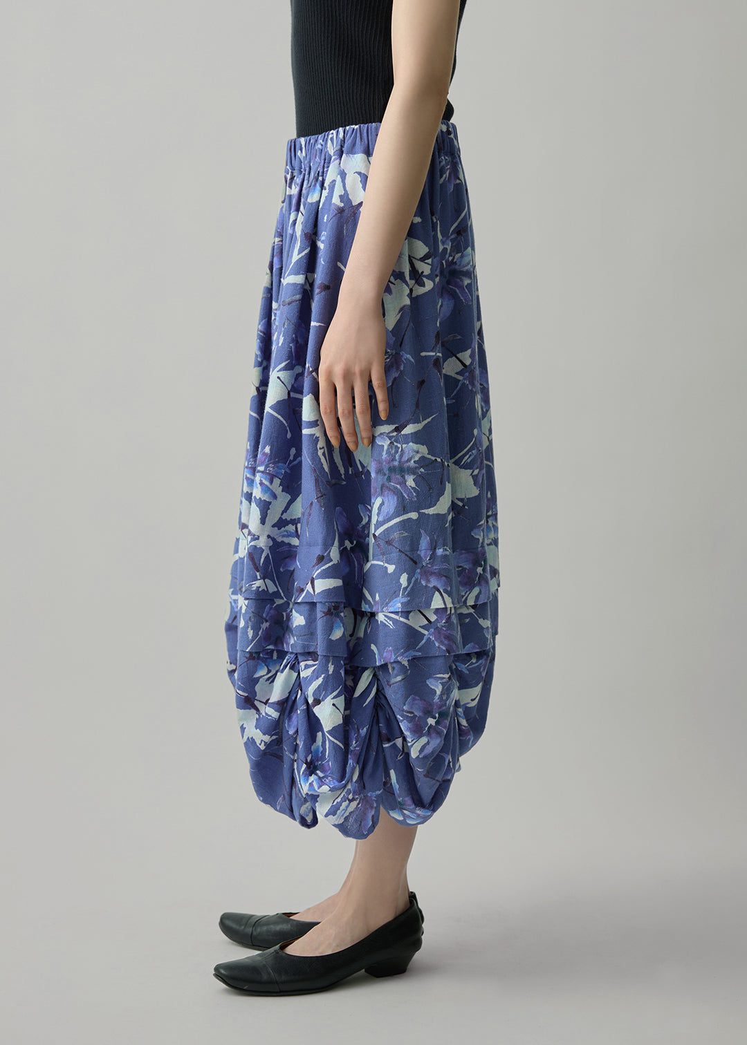 Rhythm Skirt Printed Khadi