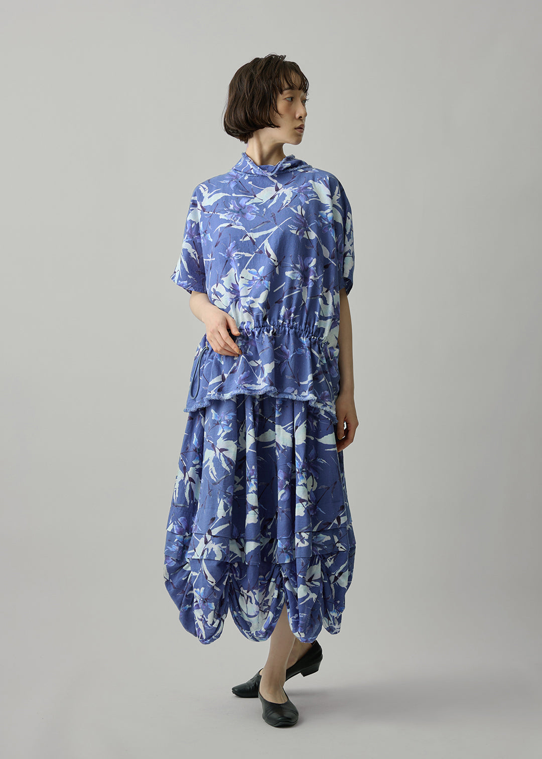 Rhythm Skirt Printed Khadi