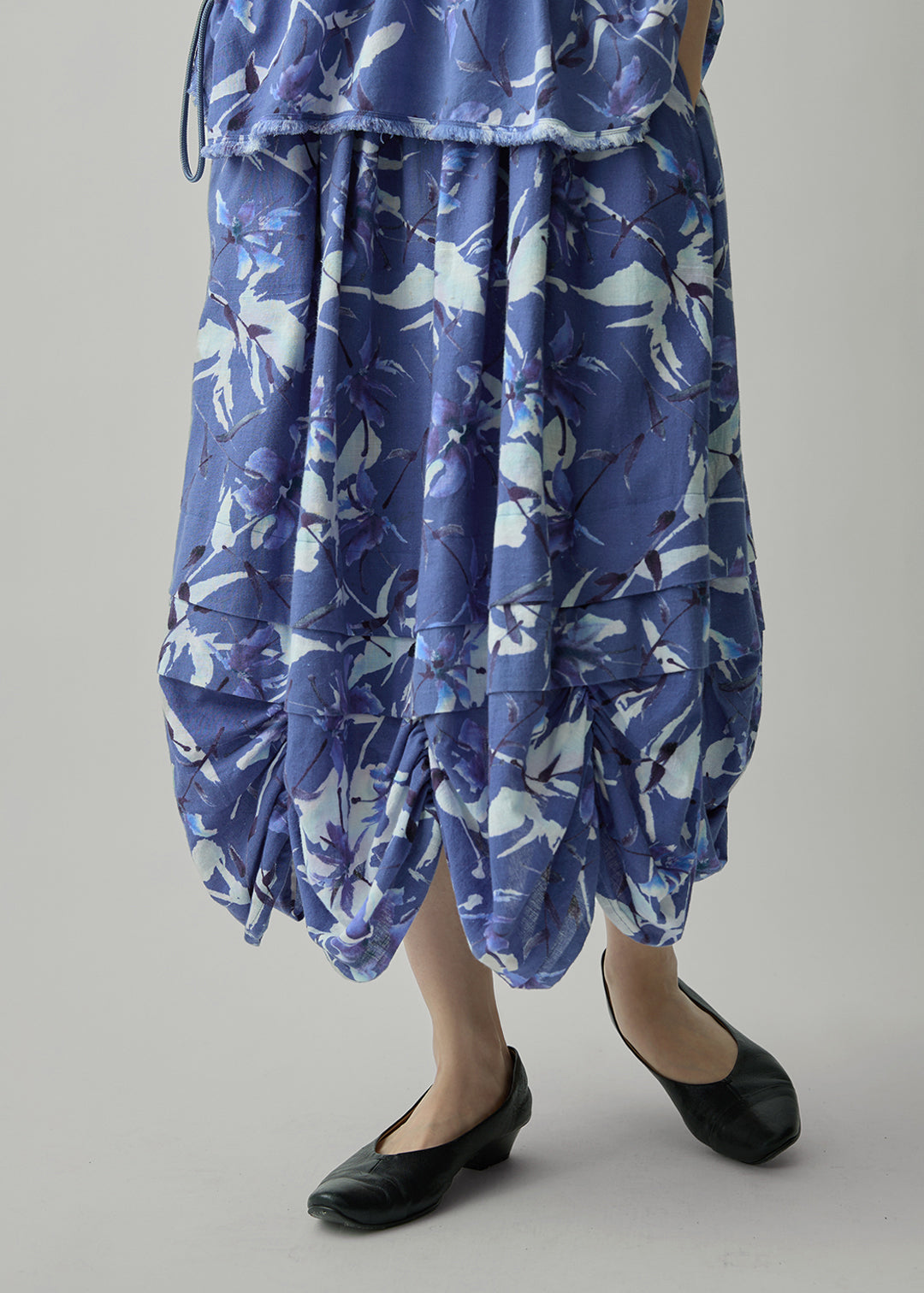 Rhythm Skirt Printed Khadi