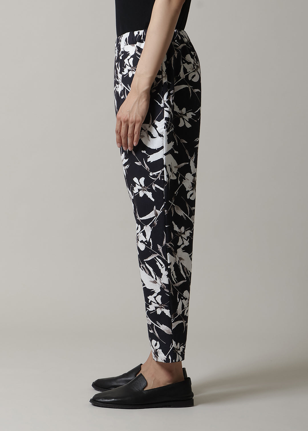 Kaname Simple Pants Printed Khadi