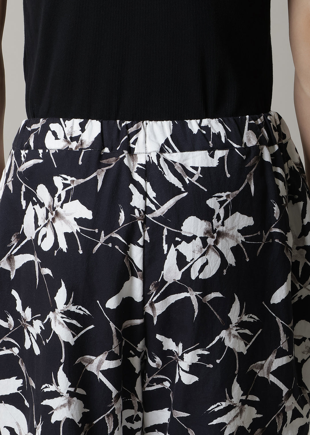 Kaname Simple Pants Printed Khadi