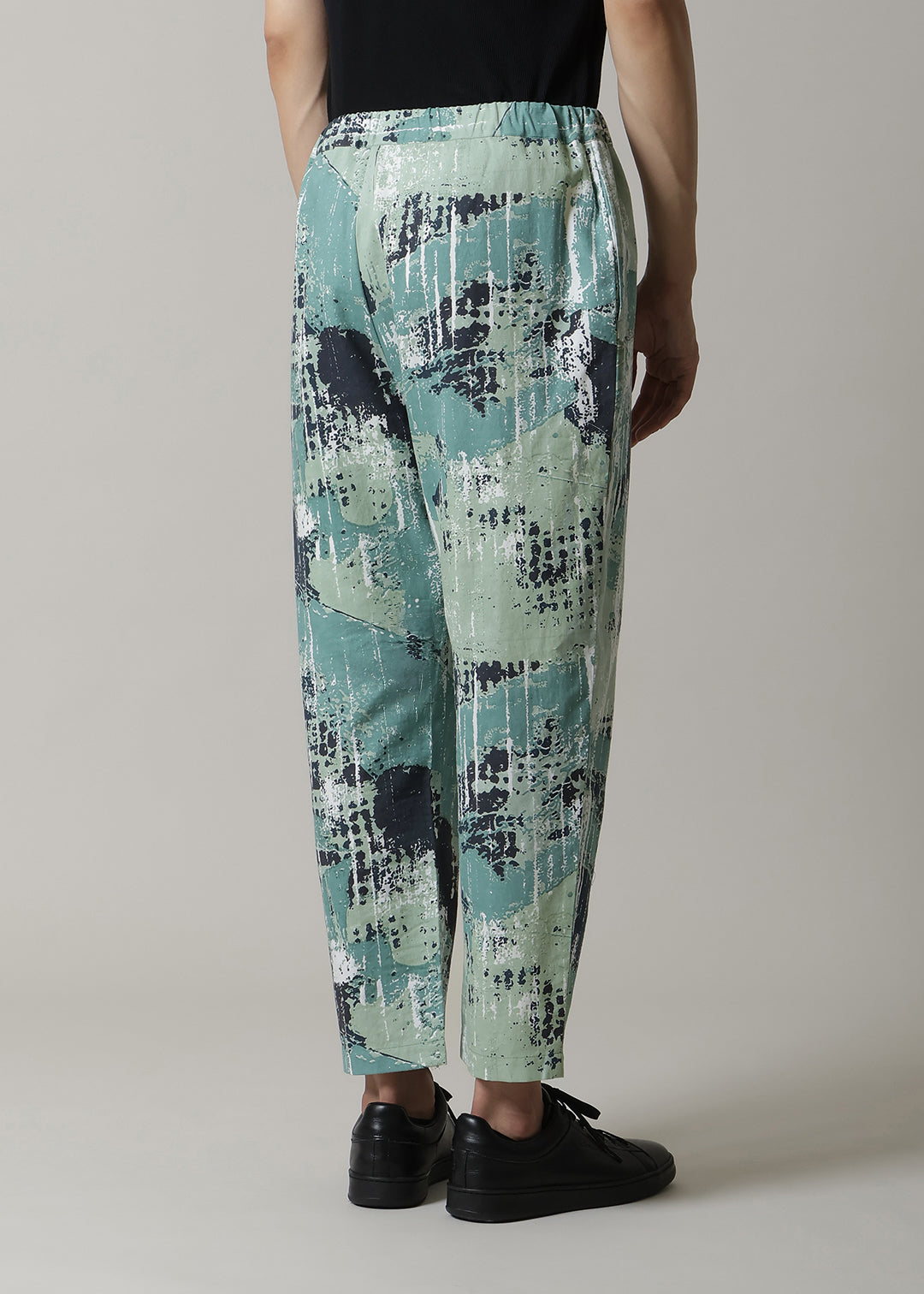 Kaname Simple Pants Printed Khadi
