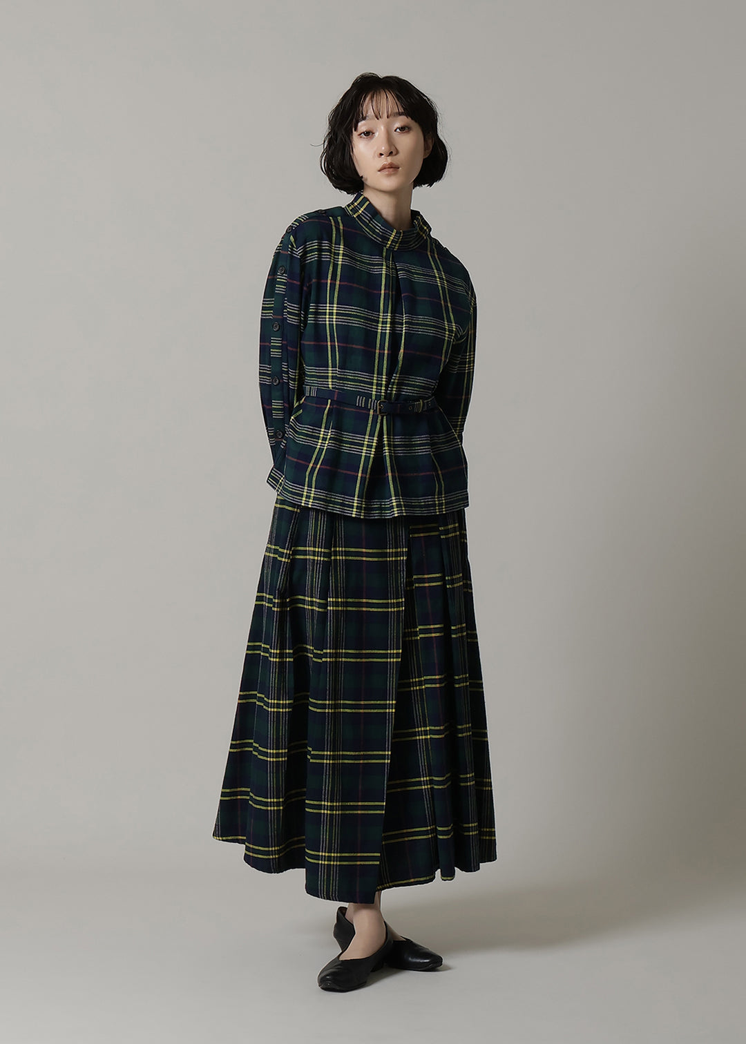 Xing Side Button Tunic 56dt check