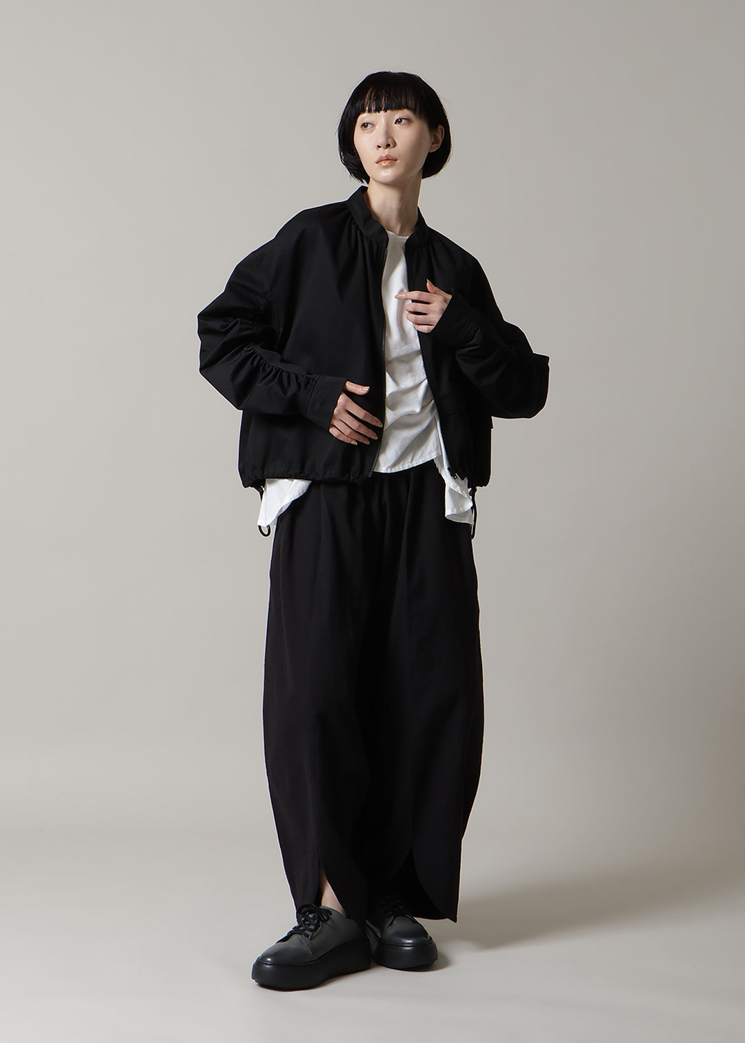 Rhythm Gathered Sleeve Jacket Chino