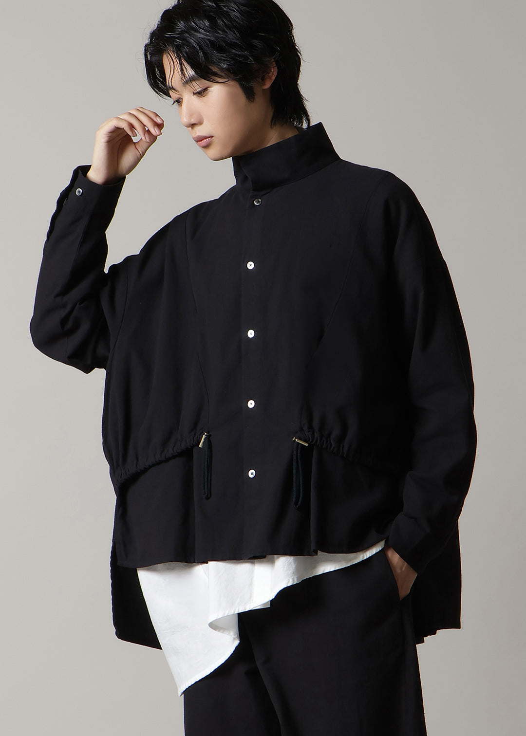 Rhythm Scarf Blouson 56dt Khadi