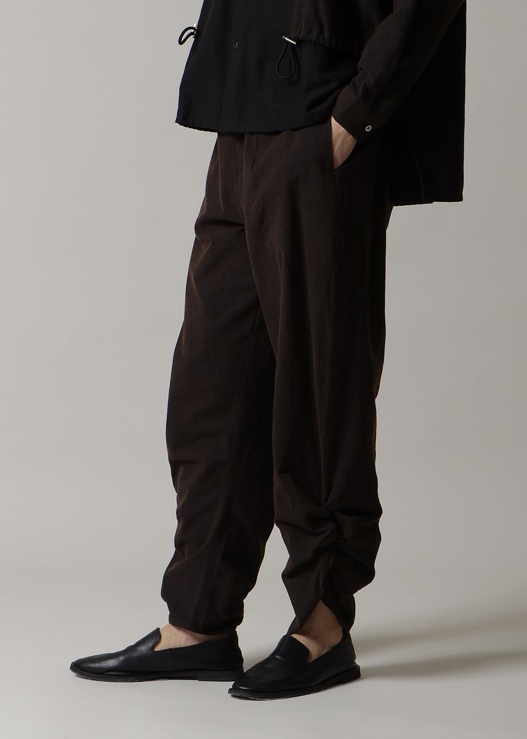 Sculpted Twist Hem PT Washed Khadi