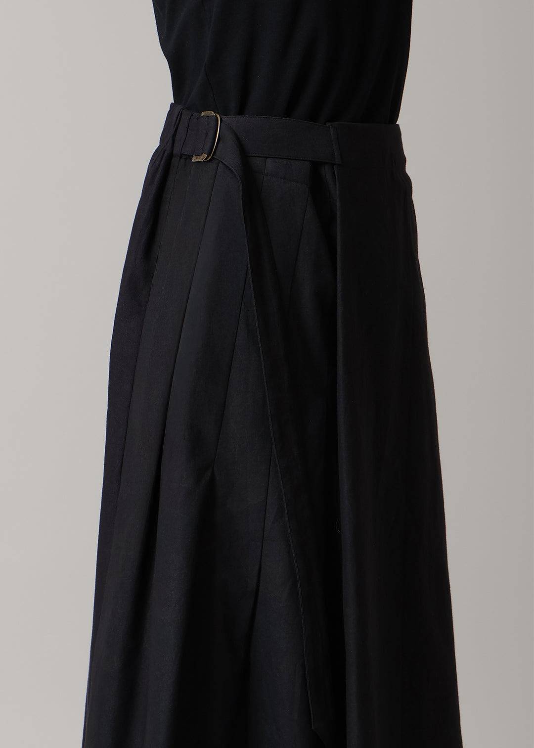 Sculpted Wrap Skirt 150tw Khadi