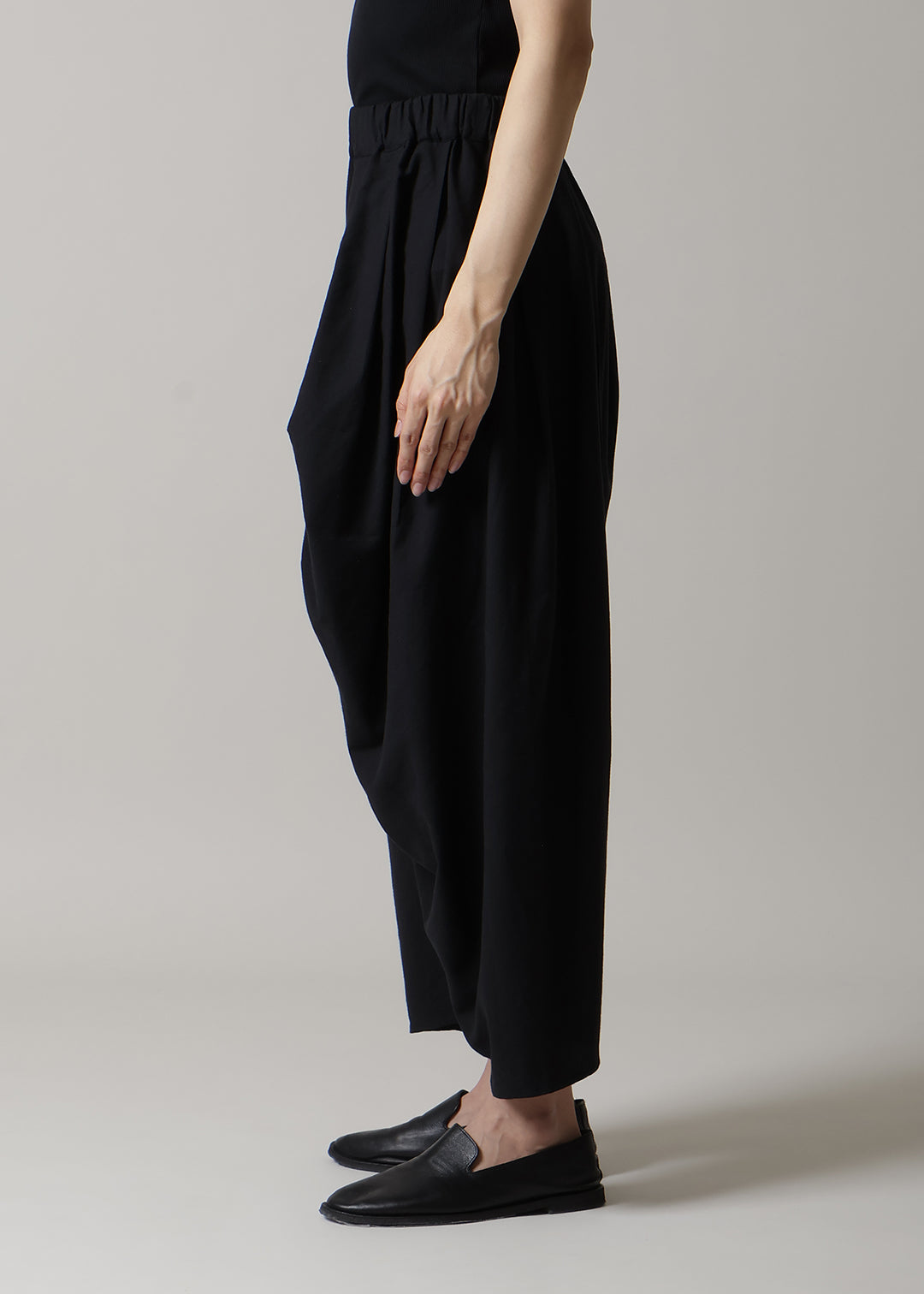 Sculpted Drape Pants 150dt tw Khadi