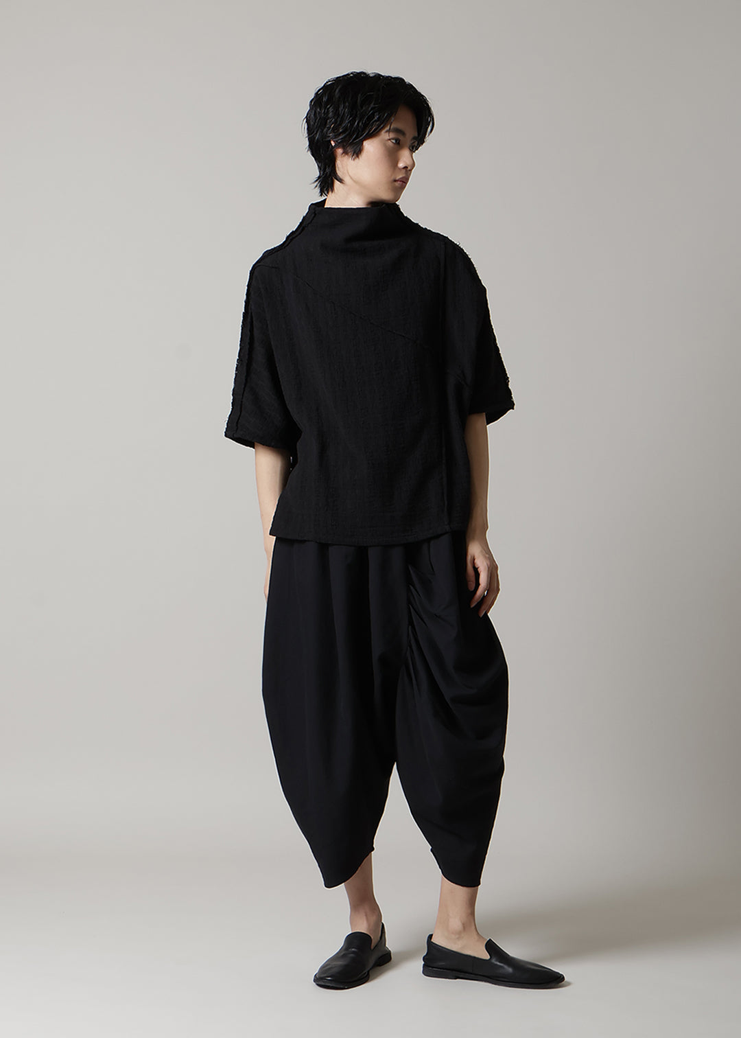 Sculpted Drape Pants 150dt tw Khadi