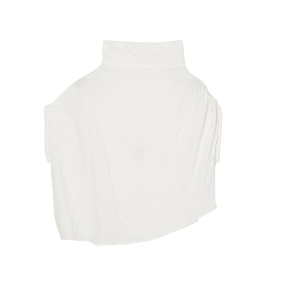 Sculpted Flow Pullover Cotton Gauze