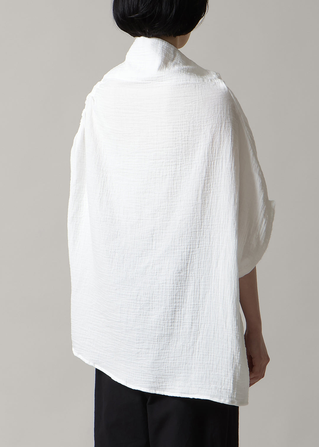 Sculpted Flow Pullover Cotton Gauze