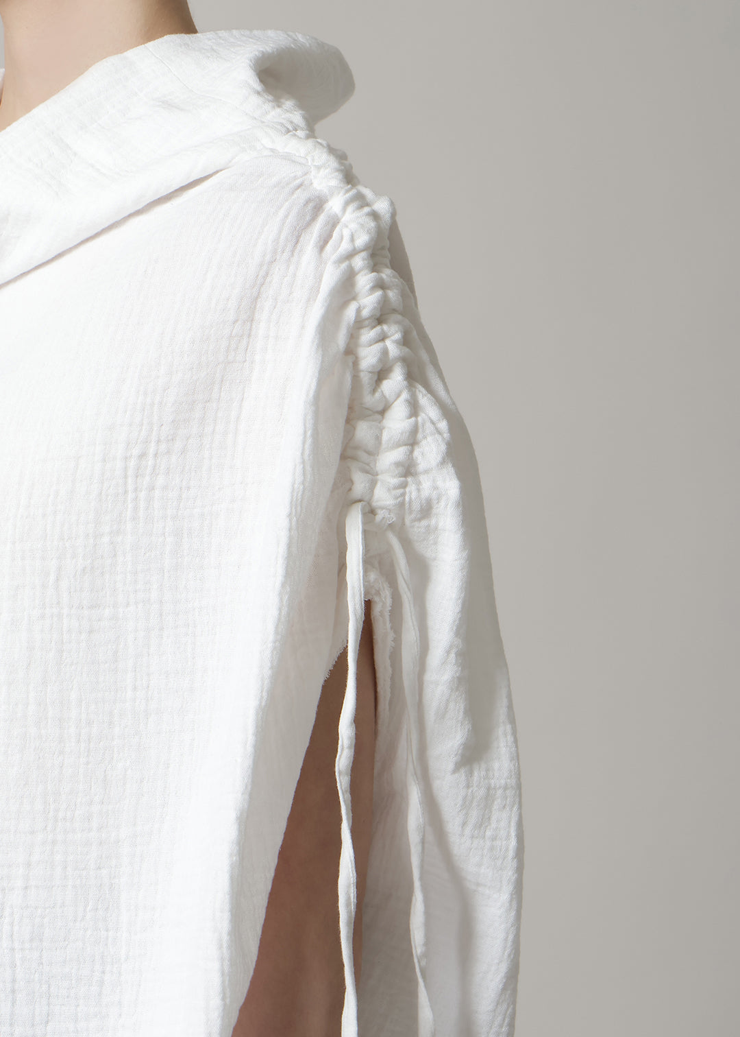 Sculpted Flow Pullover Cotton Gauze