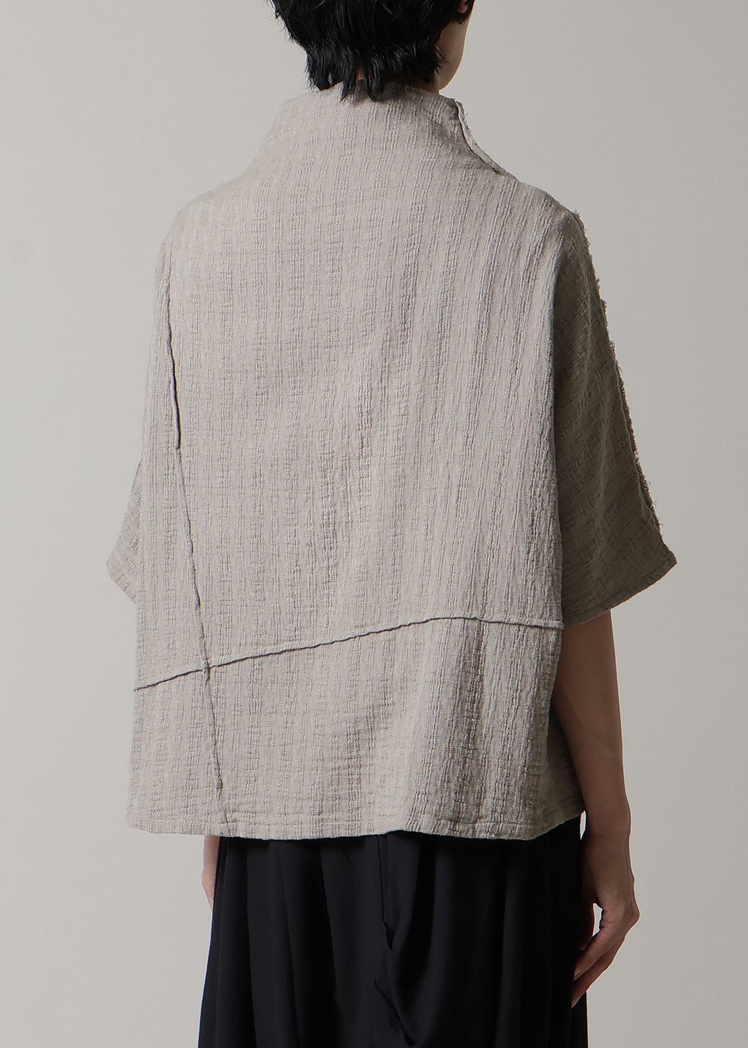 Sculpted Dolman Tops Dobby Gauze