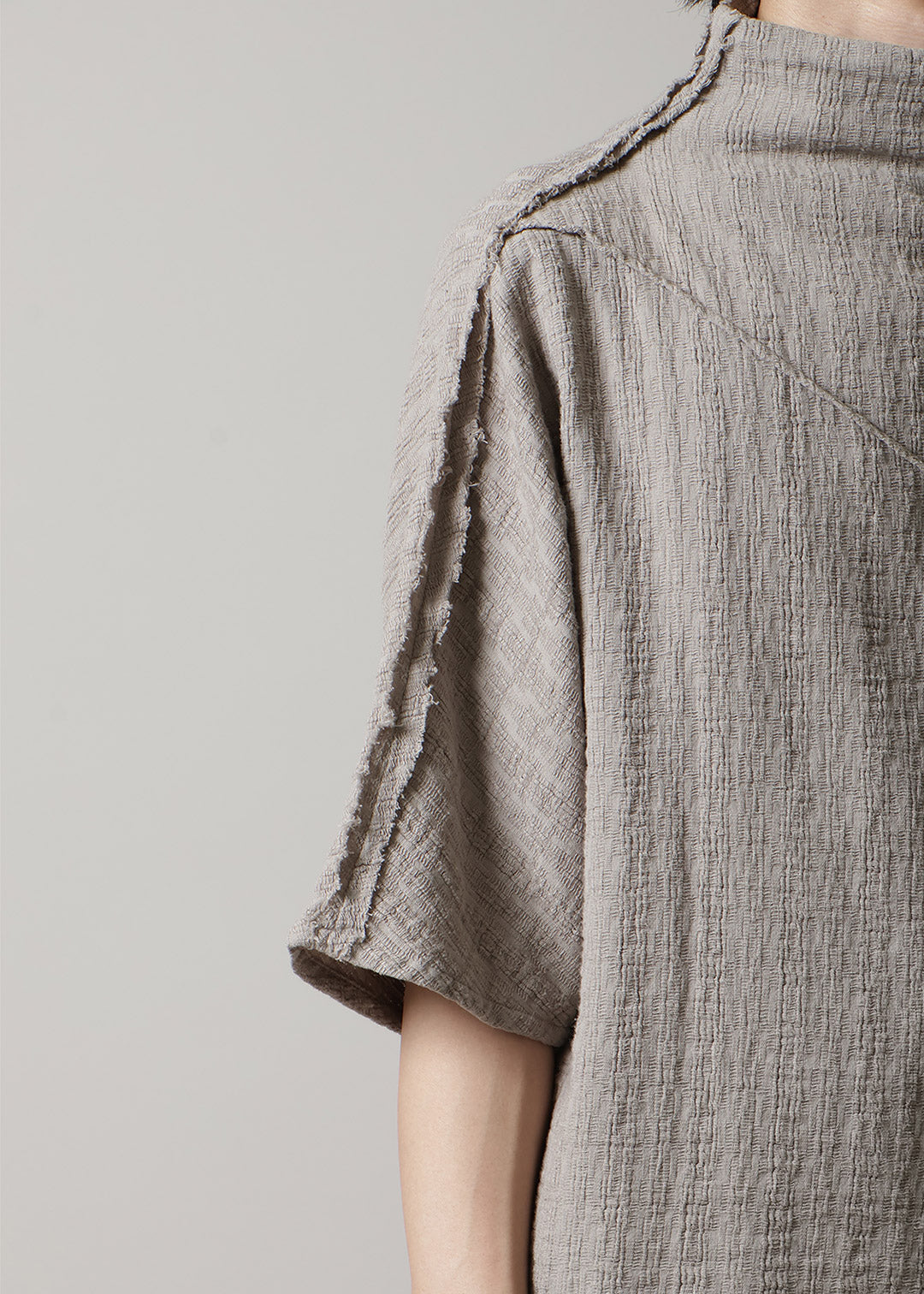 Sculpted Dolman Tops Dobby Gauze